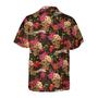 Skull Hawaiian Shirt, Skull And Flowers Day Of Dead Hawaiian Shirt, Colorful Summer Aloha Shirt For Men Women, Gift For Friend, Family, Husband, Wife