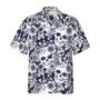 Skull Hawaiian Shirt, Wreaths Of Garden Flowers And Skulls Hawaiian Shirt, Flowers Skulls Aloha Shirt - Perfect Gift For Husband, Wife, Friend, Family