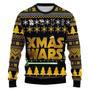 Star Wars Yellow And Green Bling Style Ugly Christmas Sweaters