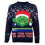 Star Wars Yoda May The Force Be With Yule Ugly Christmas Sweaters