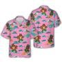 Surfing Bear Aloha Hawaiian Shirts For Summer - Pink Tiki Party Hawaiian Set Outfits For Men Women - Gift For Surfing Bear Lovers, Friend, Family