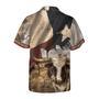 Texas State Map Pattern Texas Flag Hawaiian Shirt, Don't Mess With Texas Longhorns, Summer Aloha Shirt Perfect Gift For Men Women