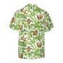 Tropical Sloth Seamless Pattern Hawaiian Shirt, Funny Sloth Seamless Aloha Shirt For Men - Perfect Gift For Husband, Boyfriend, Friend, Family