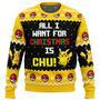 All I Want Picachu Pokemon Ugly Christmas Sweater, Ugly Christmas Sweater For Men Women