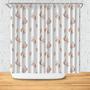Boho Leaves Pattern Watercolor Best Gift Idea Home Living Shower Curtain