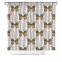 Butterfly Boho Style Lovers Softly Shower Curtain