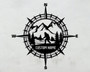Custom Metal Bigfoot with Compass, Personalized Name Sign, Adventure Lovers Gift, Sasquatch Wall Decor