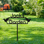 Custom Metal Garden Stakes, Personalized Birds Stakes, Garden Sign, Custom Family Sign