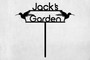 Custom Metal Garden Stakes, Personalized Birds Stakes, Garden Sign, Custom Family Sign