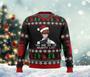 Death Note Naughty List Ugly Christmas Sweater, Anime Cartoon Sweatshirt, Japanese Manga All Over Print Sweater