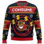 Hypnotoad Consume Futurama Ugly Christmas Sweater, Ugly Christmas Sweater For Men Women