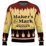 Maker's Mark Whisky Ugly Christmas Sweater, Ugly Christmas Sweater For Men Women