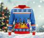 Merry Christmas Crosswalk Ugly Christmas Sweater, Christmas Woolen Sweatshirt, Winter All Over Print Sweater