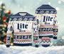 Mil-ler Lite Beer Ugly Christmas Sweater, Beer Logo Ugly Sweater, Mil-ler Lite All Over Print Sweatshirt