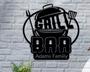Personalized Bar Grill Sign, Garden Barbecue Grill Sign, Outdoor BBQ Wall Decor, Picnic Table BBQ Sign