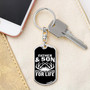 Custom Hunting Buddies For Life Keychain With Back Engraving | Hunting | Birthday Gift For Dad | Personalized Dad Dog Tag Keychain