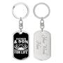 Custom Hunting Buddies For Life Keychain With Back Engraving | Hunting | Birthday Gift For Dad | Personalized Dad Dog Tag Keychain