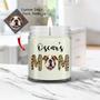 Custom Dog Mom Leopard Photo Candle | Custom Photo | Dog Mom Gifts | Personalized Dog Mom Candle