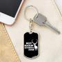 Custom Best Bucking Grandpa Ever Keychain With Back Engraving | Birthday Gifts For Hunting Grandpa | Personalized Grandpa Dog Tag Keychain