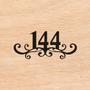 Personalized House Number Sign, Metal House Numbers, Monogram Sign, Metal Family Monogram Decor