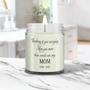 Custom Miss You More Than The Words Can Say Candle | Custom Photo | In Memory Of Mom Gifts | Personalized Mom Memorial Candle