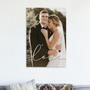 Custom Love Script Canvas, Custom Photo, Home Living, Anniversary Gift Idea, Personalized Photo Canvas