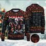 Personalized Scream Movie Ugly Christmas Sweater, Horror Movie Characters Sweatshirt