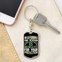 Custom This Veteran Is Medicated Keychain With Back Engraving | Birthday Gifts For Veterans | Personalized Veteran Dog Tag Keychain