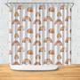 Rainbow Patches Watercolor Pattern Design For Boho Lovers Shower Curtain