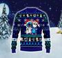 Santa Stiitch x Unicorn Ugly Christmas Sweater, Disney Stiitch Characters Sweatshirt