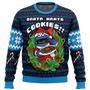 Santa’s Cookies Cookie Monster Ugly Christmas Sweater, Ugly Christmas Sweater For Men Women