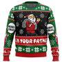 Spoiler Christmas Santa Claus Ugly Christmas Sweater, Ugly Christmas Sweater For Men Women