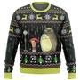 Studio Ghibli Totoro Rain Ugly Christmas Sweater, Ugly Christmas Sweater For Men Women