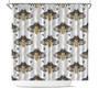 Vintage Boho Butterfly Pattern Bohemian Shower Curtain