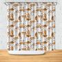 Watercolor Abstract Shapes Pattern Gift Boho Shower Curtain