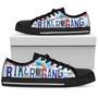 Biker Gang Licence Plate Low Top Canvas Shoes