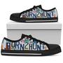 Born 2 Hunt Licence Plate Low Top Canvas Shoes