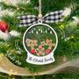 Personalized Gingerbread Family Shaker Acrylic Wooden Christmas Ornament