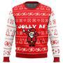 Jolly AF Ugly Christmas Sweater, Ugly Christmas Sweater For Men Women, ShopKetharses Shop