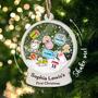 Personalized Baby First Christmas Shaker Acrylic Wooden Ornament