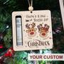 Personalized Heres A Few Bucks for Christmas Money Holder Wooden Ornament