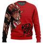 Unbreakable Red Riot My Hero Academia Ugly Christmas Sweater, Ugly Christmas Sweater For Men Women