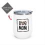 Custom Dog Mom Border Face Photo Wine Tumbler | Custom Photo | Dog Mom Gifts | Personalized Dog Mom Wine Tumbler
