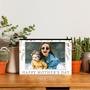 Custom Vintage Floral Frame Photo Wood Panel | Custom Photo | Photo Gifts For Mom | Personalized Mothers Day Wood Panel