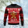 Christmas Bite Me Ugly Christmas Sweater