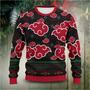 Akatsuki Cloud Naruto Anime Unisex Wool Sweater