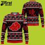 Akatsuki Sweater Akatsuki Ugly Christmas Sweater Naruto Anime Custom Xmas Gift - Chow Down Movie