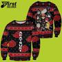 Akatsuki Ugly Christmas Sweater Naruto Anime Xmas Gift Custom Clothes Akatsuki Sweater - The First