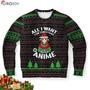 All I Want For Christmas is Anime Ugly Christmas Sweater