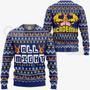 All Might Anime My Hero Academia Xmas Ugly Christmas Knitted Sweater